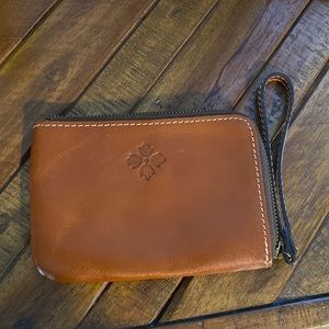 Patricia Nash leather wristlet